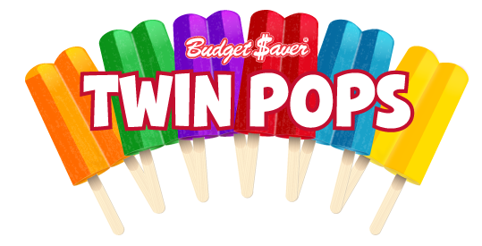 Image of Twin Pops by Budget Saver Logo